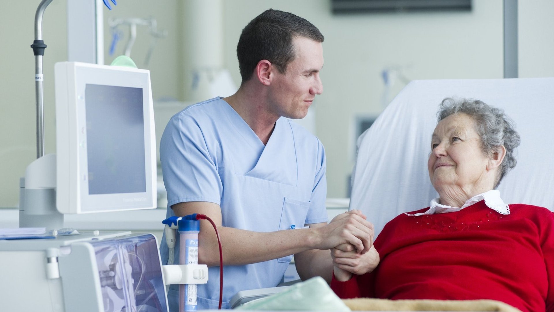 Motiv: Betreuung einer Patientin