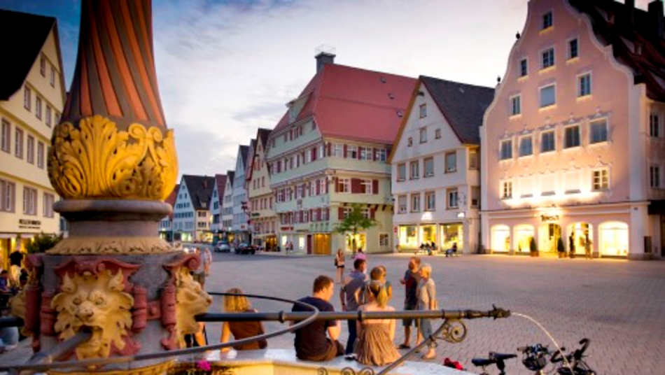 Foto: Biberach Marktbrunnen Foto: Biberach Marktbrunnen