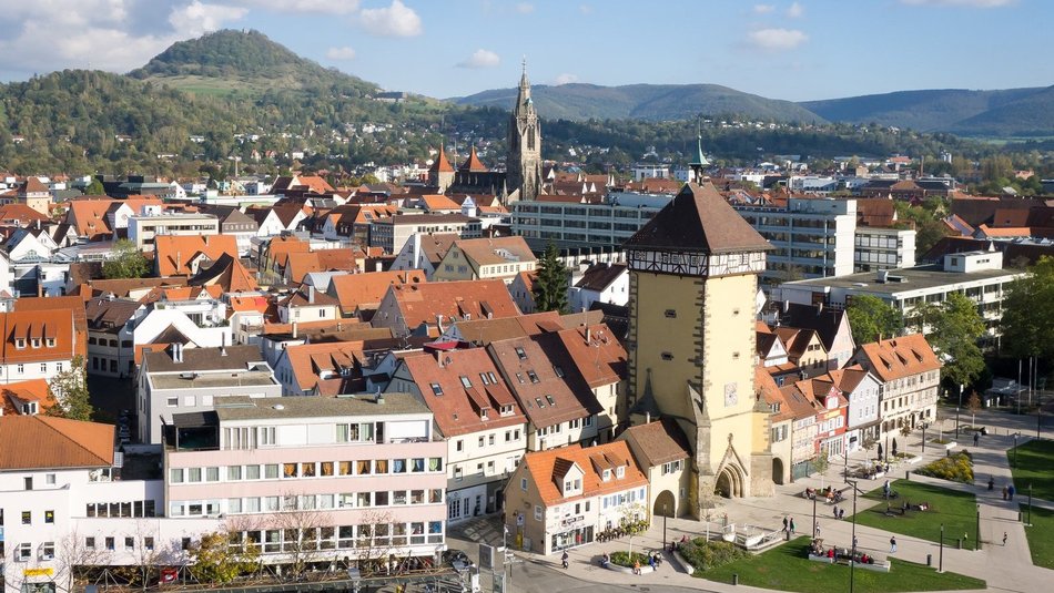 Foto: Reutlingen mit Achalm Foto: Reutlingen mit Achalm